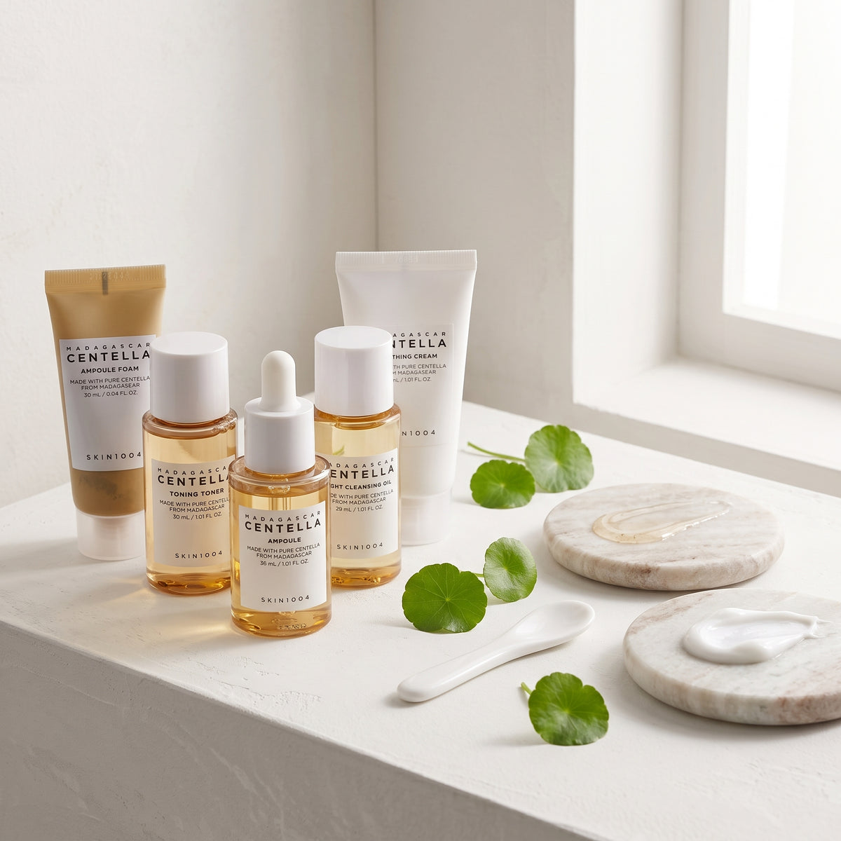 SKIN1004 Madagascar Centella Skincare Set – 5-Step Mini Routine for Sensitive Skin
