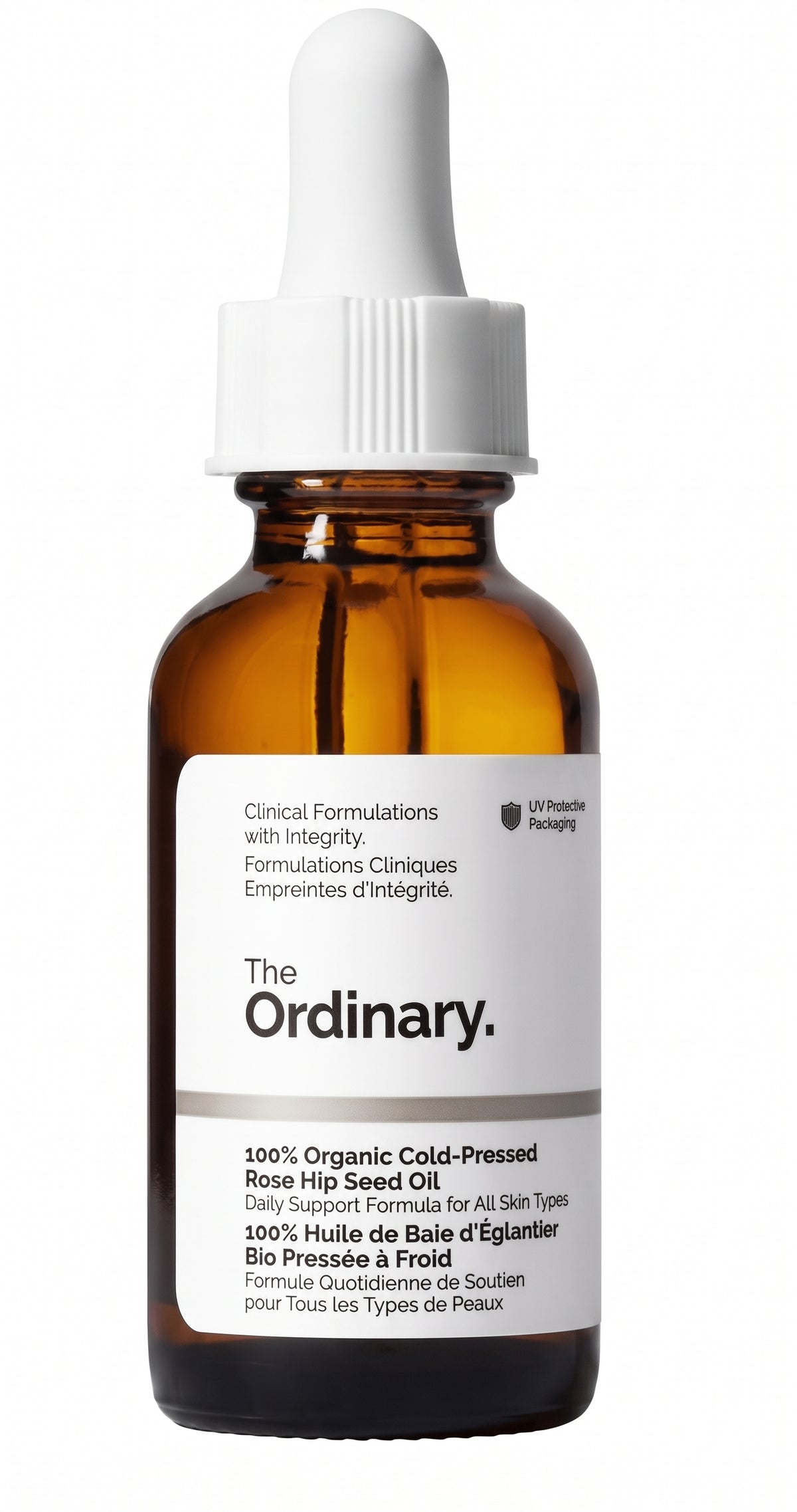 The Ordinary 100% Organic Cold-Pressed Rose Hip Seed Oil 30ml – Face Oil for Dry Skin & Scars