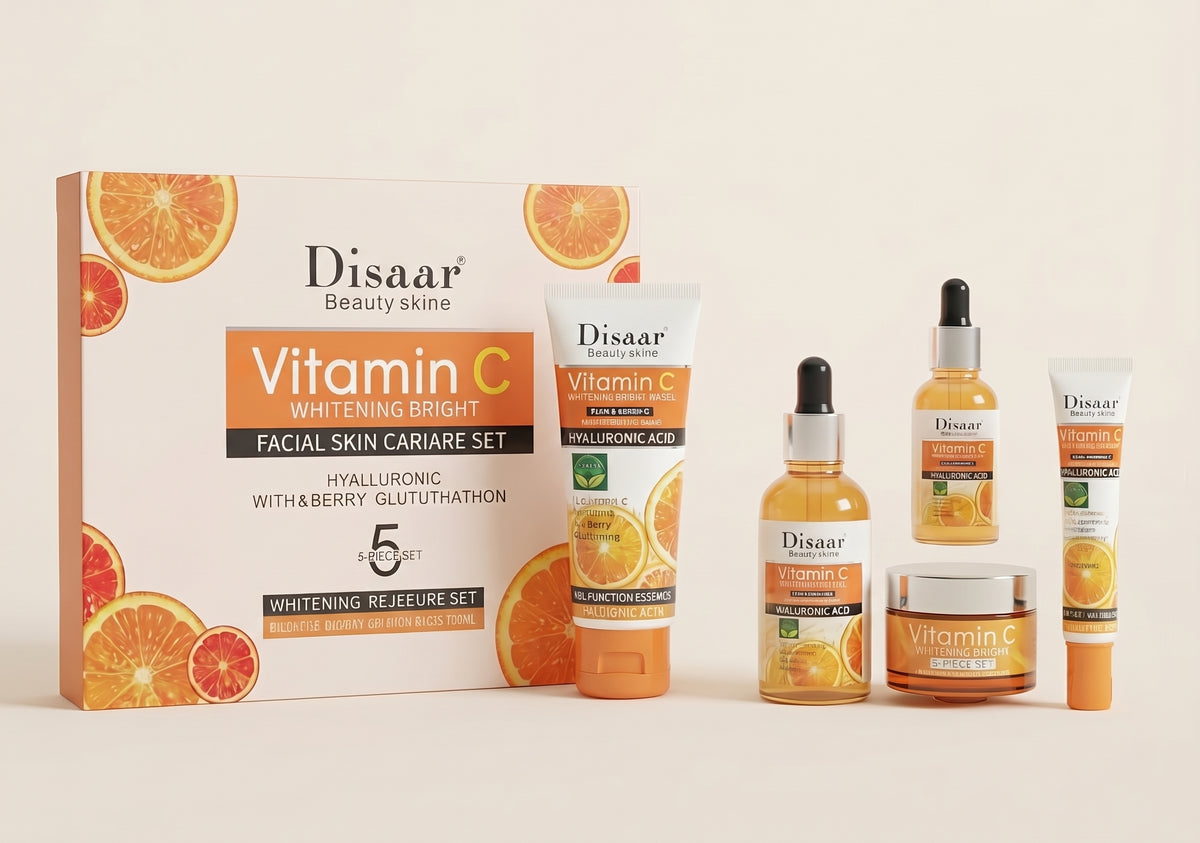 Disaar Vitamin C Brightening Facial Skincare 5-Piece Set