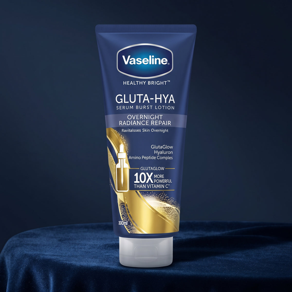 Vaseline Gluta-Hya Serum Burst Lotion – Overnight Radiance Repair – image 3