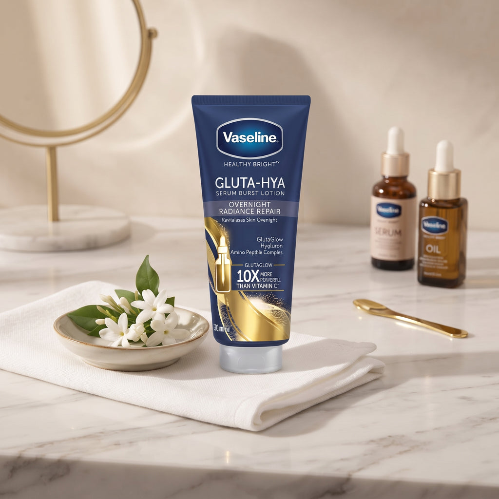 Vaseline Gluta-Hya Serum Burst Lotion – Overnight Radiance Repair – image 2