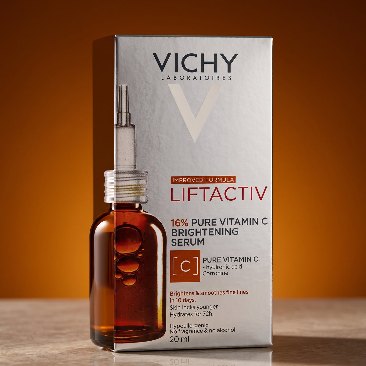 Vichy Liftactiv 16% Pure Vitamin C Brightening Serum 30ml – Radiance & Dark Spot Serum