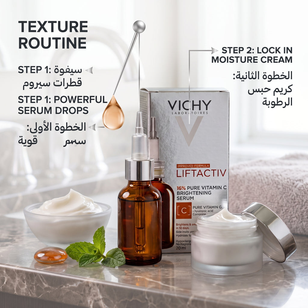 Vichy Liftactiv 16% Pure Vitamin C Brightening Serum 30ml – Radiance & Dark Spot Serum