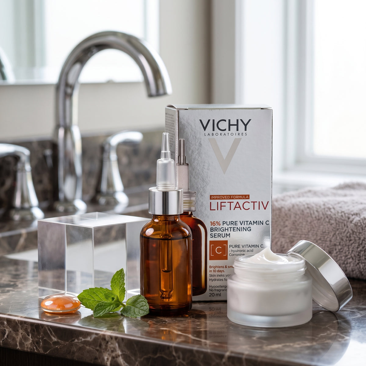 Vichy Liftactiv 16% Pure Vitamin C Brightening Serum 30ml – Radiance & Dark Spot Serum