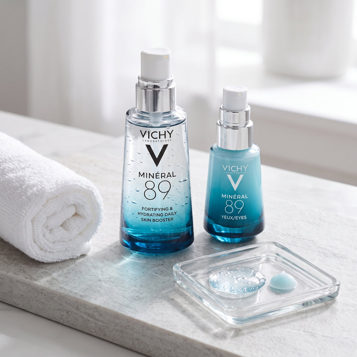Vichy Minéral 89 Hyaluronic Acid Booster 50ml – Daily Hydrating Face Serum