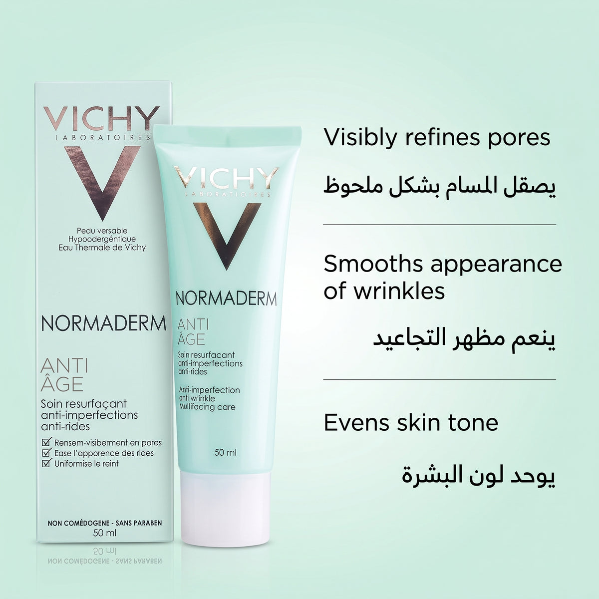 Vichy Normaderm Anti-Age Resurfacing Cream 50ml – for Blemish-Prone Skin