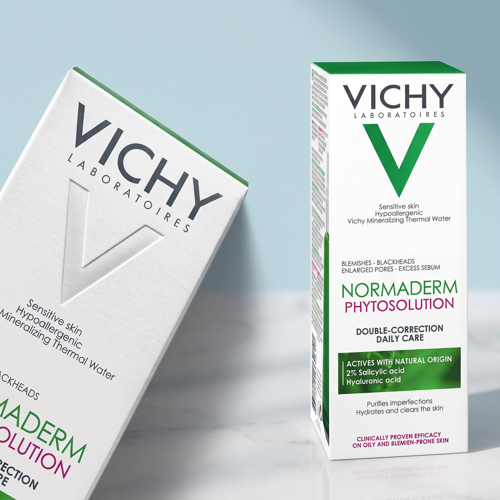 Vichy Normaderm Phytosolution – Daily Anti-Blemish Moisturiser for Oily, Acne-Prone Skin