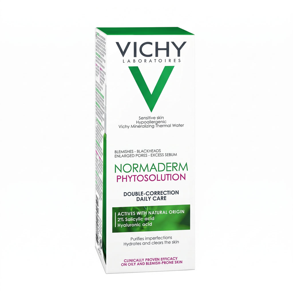 Vichy Normaderm Phytosolution – Daily Anti-Blemish Moisturiser for Oily, Acne-Prone Skin