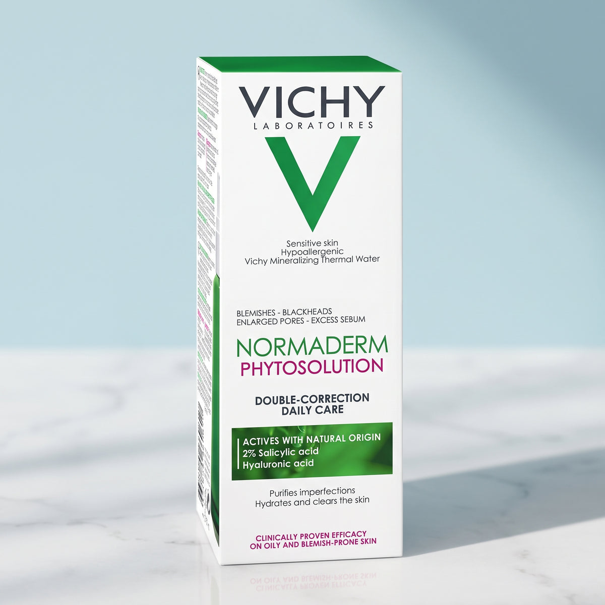 Vichy Normaderm Phytosolution – Daily Anti-Blemish Moisturiser for Oily, Acne-Prone Skin