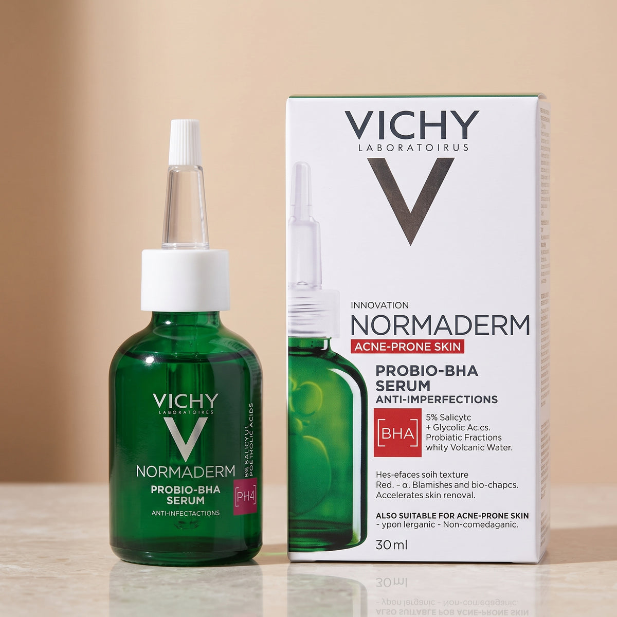 Vichy Normaderm Probio-BHA Anti-Imperfections Serum 30ml – Acne & Blemish Serum
