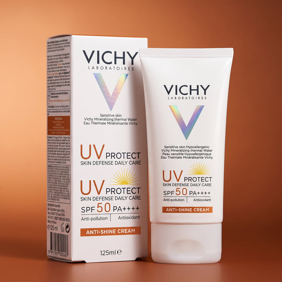 Vichy UV Protect Anti-Shine Cream SPF 50 PA++++ – Matte Sunscreen for Oily Skin