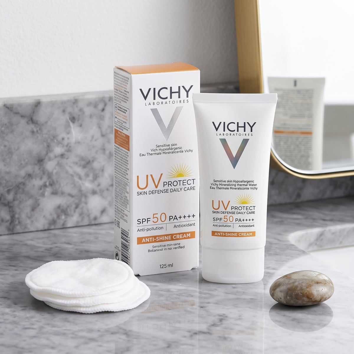 Vichy UV Protect Anti-Shine Cream SPF 50 PA++++ – Matte Sunscreen for Oily Skin