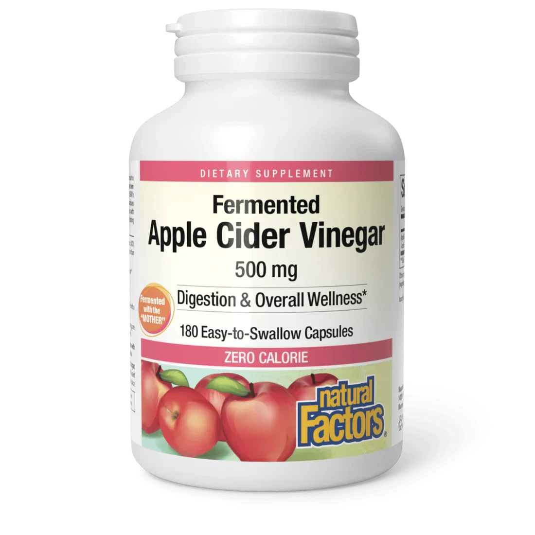 Fermented Apple Cider Vinegar 500mg Extra Strength 180 Caps – authentic wellness supplement in Oman