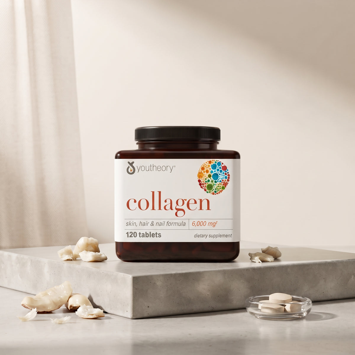 Youtheory Collagen 120 Tablets – image 2